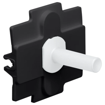 Niko Toggle schakelaar enkelvoudig - Steel White Coated (154-57001)