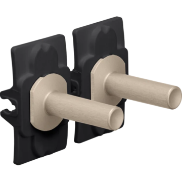 Niko Toggle schakelaar set tweevoudig - Steel Champagne Coated (166-57002)