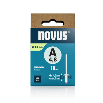Novus popnagel A5 Ø5x10mm aluminium per 70 stuk (045-0097)