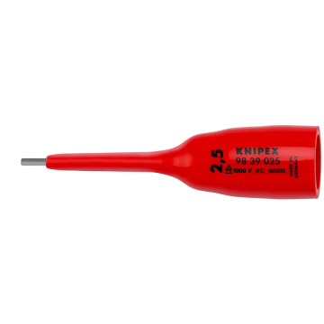 KNIPEX dop 3/8″ inbus 2 .5mm VDE 1000V (98 39 025)