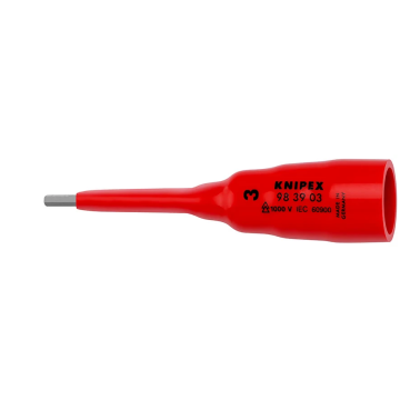 KNIPEX dop 3/8″ inbus 3mm VDE 1000V (98 39 03)