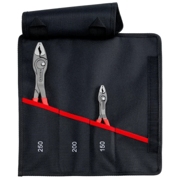 KNIPEX TwinGrip voor- & zij-grijptang set 2-delig in roltas 150/250mm (00 19 61 V02)