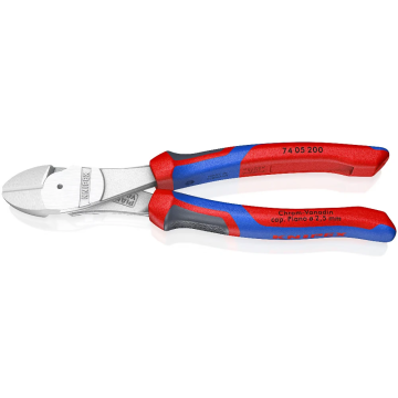KNIPEX kracht-zijsnijtang 200 mm comfortgrepen (74 05 200)