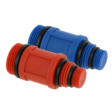 Bonfix universele afdekstop kunststof rood + blauw - per stuk (820305)