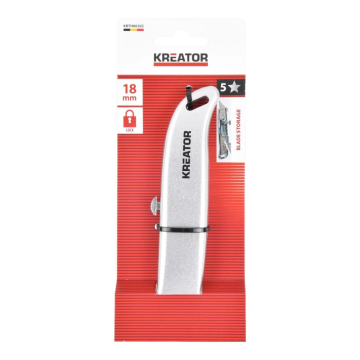 Kreator stanleymes uitschuifmes recht model zink-legering (KRTH00202)