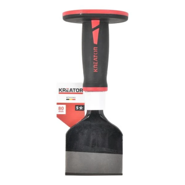 Kreator steenbeitel voegbeitel 80mm met handvat softgrip (KRTH23902)