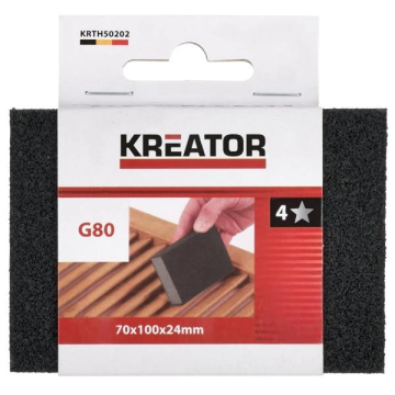 Kreator schuurspons Flex 70x100x24mm K80 (KRTH50202)