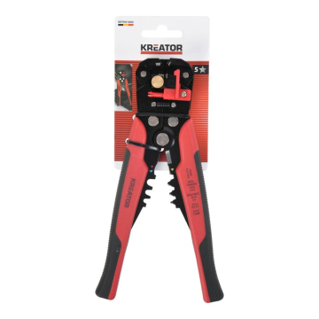 Kreator automatische draadstriptang 4 in 1 met knip en krimpfunctie Profi (KRTH61004)