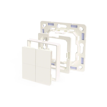 Shelly BLU Wall Switch 4 - schakelaar adapter voor Legrand (S-BWSAdapLG)