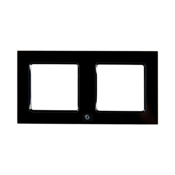 Shelly afdekraam 2-voudig - zwart (S-WF2B)