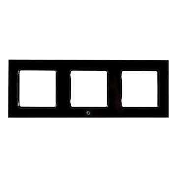 Shelly afdekraam 3-voudig - zwart (S-WF3B)