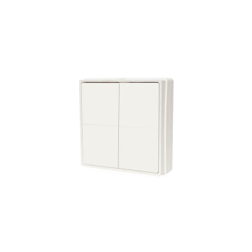 Shelly BLU Wall Switch 4 - schakelaar 4-voudig - wit (SBBT-004CEU)