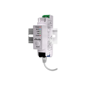 Shelly Pro EM-50 - energiemeter 2-kanaals met 2x CT klem 50A DIN-rail (SPEM-002CEBEU50)