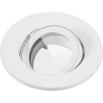 Sylvania inbouwspot rond kantelbaar GU10 zaagmaat 75mm - diameter 95mm IP44 - wit (0084030)