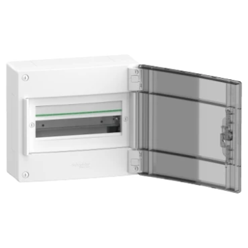 Schneider Electric PrismaSeT XS lege groepenkast 1-rij van 13 modules 63A transparante deur IP40 - wit (LVSXM113)