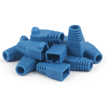 Danicom tule voor RJ45 stekker blauw - per 10 stuks (DC-RJ45-BOOT-BLUE-10PCE)
