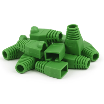 Danicom tule voor RJ45 stekker groen - per 10 stuks (DC-RJ45-BOOT-GREEN-10PCE)