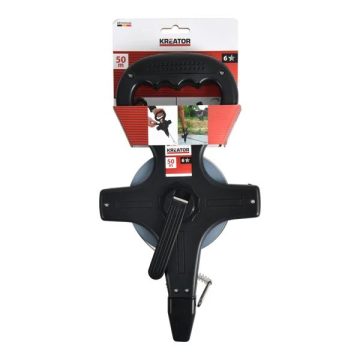 Kreator meetlint rolmeter 50m 10mm metaal in open behuizing (KRTH70105)