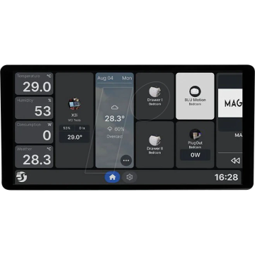 Shelly wanddisplay X2i 6.95inch bedieningspaneel - zwart (85371091)