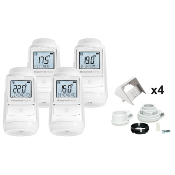 Honeywell Home Evohome HR93 draadloze thermostaatknop - 4 stuks (HR934WE)