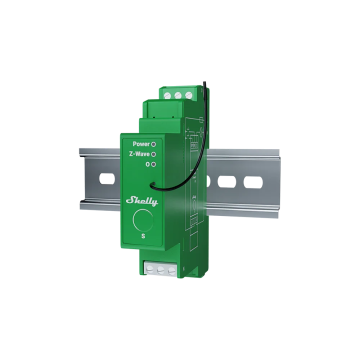 Shelly Wave Pro Dimmer 1PM dimmer DIN-rail 1-kanaals met energiemeting (QPDM-0A1P01EU)