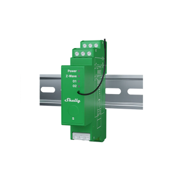 Shelly Wave Pro Dimmer 2PM dimmer DIN-rail 2-kanaals met energiemeting (QPDM-0A2P01EU)