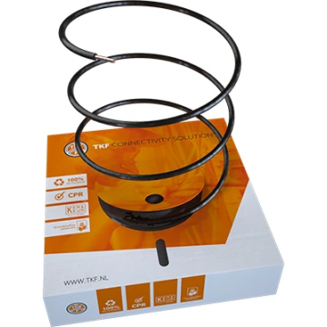 TKF VOB draad (H07V-U) 2.5mm² blauw Eca - per rol 100 meter (185106)