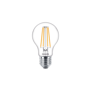 Philips LED lamp filament peer E27 8.5W 1055lm warm wit 2700K (8719514347120)