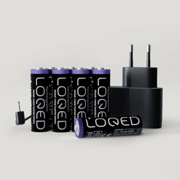 Shelly power kit voor touch smart lock inclusief 8 AA batterijen (SLQD-PK)