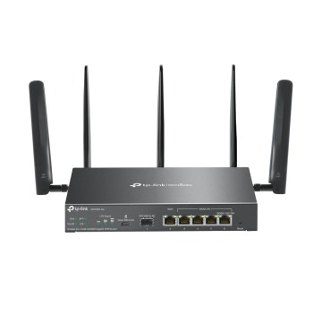 TP-LINK router AX3000 WiFi 6 4G+ Cat6 dual-band 2.4GHz/5GHz 6× Gigabit VPN (ER706W-4G)