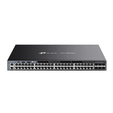 TP-LINK Omada smart switch 54-poorts Gigabit 48× PoE+ 1440W 6× 10G SFP+ L3 (SG6654XHP)