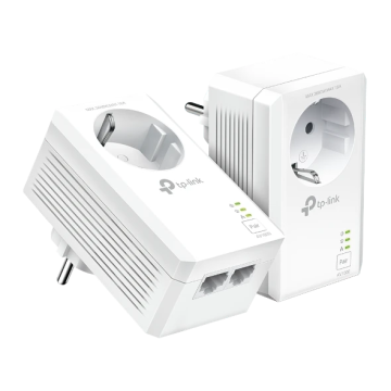 TP-LINK powerline adapter AV1000 2× Gigabit passthrough - 2 stuks (TL-PA7027P KIT)