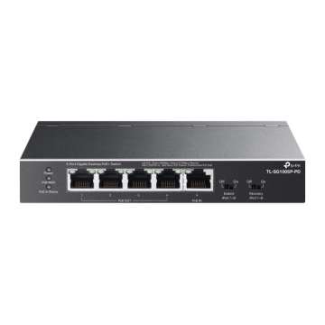 TP-LINK desktop switch 5-poorts Gigabit 1× PoE++ in 4× PoE+ uit 66W (TL-SG1005P-PD)