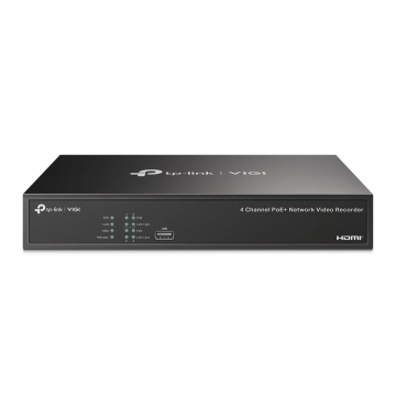 TP-LINK netwerk video recorder 4-kanaals PoE+ 53W (VIGI NVR1004H-4P)