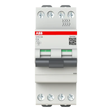 ABB Vynckier Unibis automaat 3kA 4-polig C06 (VYC34C06)