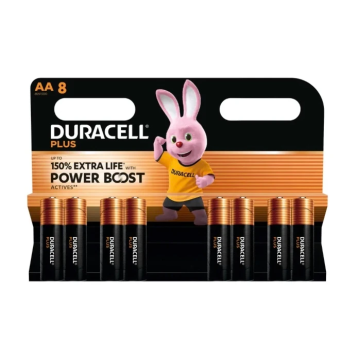 Duracell alkaline Mainline batterijen AA 1.5V - 8 stuks (D176140)