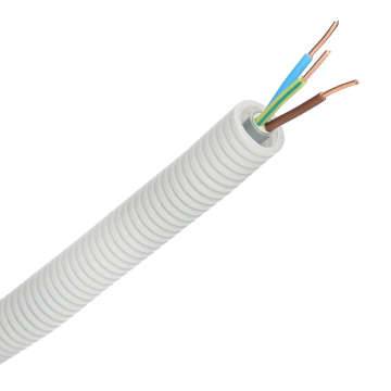 Snelflex flexibele buis VTMB 3G1.5 kabel (H05VV-F) - 20mm per rol 100 meter (SFVTMB3G15)