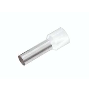 Cimco adereindhuls geïsoleerd 0,5mm² hulslengte 6mm wit DIN 46228 - 100 stuks (187000)