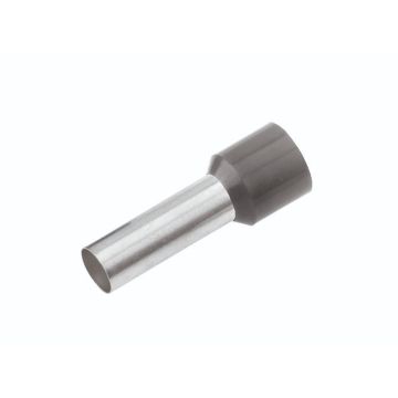Cimco adereindhuls geïsoleerd 0,75mm² hulslengte 6mm grijs DIN 46228 - 100 stuks (187003)