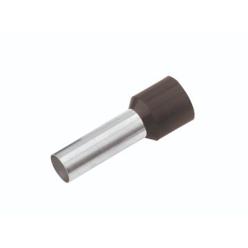 Cimco adereindhuls geïsoleerd 1,5mm² hulslengte 18mm zwart DIN 46228 - 100 stuks (187015)