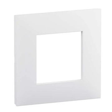 Legrand afdekplaat stopcontact 1-voudig 83x83mm - Valena Next Wit Opaal (741101L)
