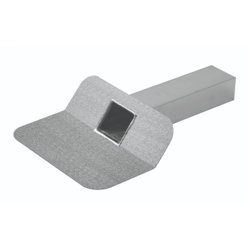 Anjo kiezelbak gesloten 60x80mm Smart Grip Finish 45° lengte uitloop 200mm aluminium (437258)
