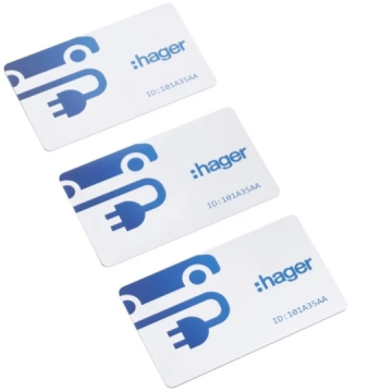 Hager Witty RFID laadpas - per 3 stuks (XVA410)