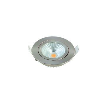 EMhub waterdichte inbouwspot rond aluminium 5W 450lm 2700K zaagmaat Ø75mm incl DimDriver