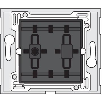 Niko sokkels draadloze schakelaar met 4 toetsen (op batterij) Easywave (410-00002)