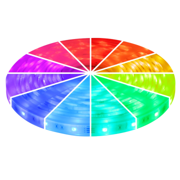 Yphix LED strip 12V RGB 150 SMD 5050 LEDS IP68 - 5 meter (50054801)