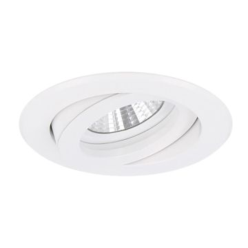 Yphix inbouwspot rond kantelbaar wit GU10 zaagmaat Ø70mm - diameter 82mm (50114421)
