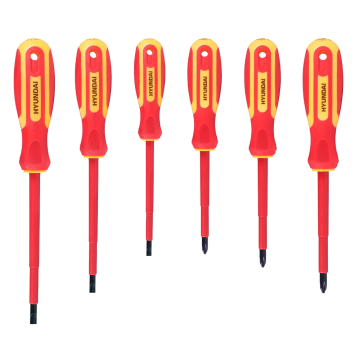 Hyundai schroevendraaierset VDE tot 1000V SL/PH 6-delig (59403)