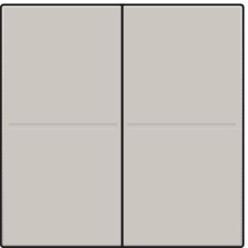 Niko afwerkingsset voor draadloze schakelaar met 4 toetsen - Original Light Grey (102-00007)