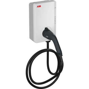 ABB EV Charging Terra AC laadpaal met RFID en 4G (3,7-22kW) met 5 meter kabel (6AGC082157)